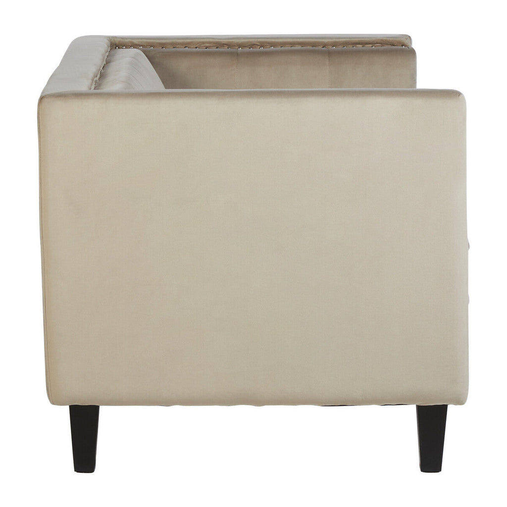 2 Seater Mink Velvet Sofa | Felisa