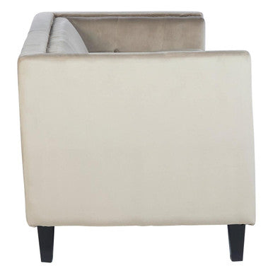 3 Seater Mink Velvet Sofa, Felisa