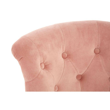 Pink Velvet Kids Chair | Estelle