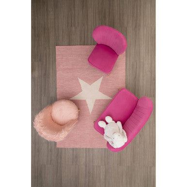 Pink Velvet Kids Chair | Mia