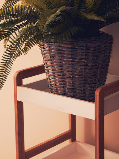 3 Tier  Bathroom Shelf Unit With Birchwood Frame | Arla