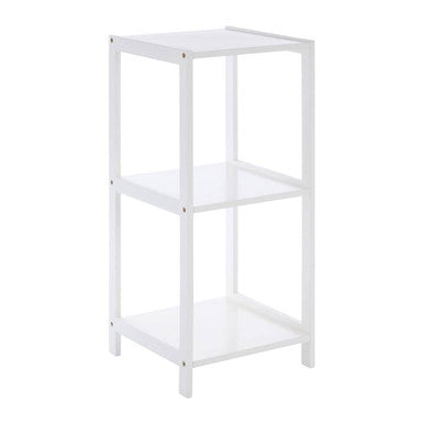 Dara 3 Tier White Bathroom Shelf