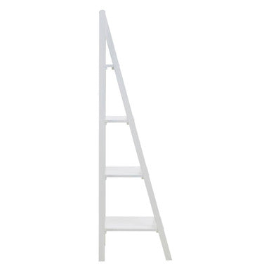 Dayak White 4 Tier Shelf Unit