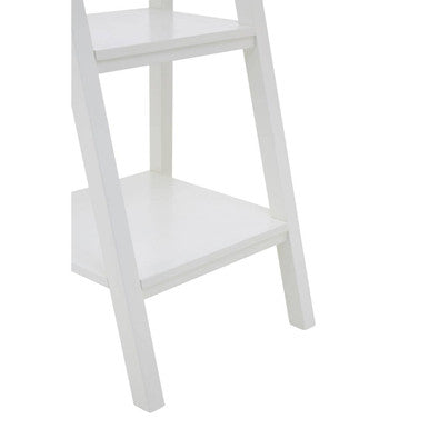 Dayak White 4 Tier Shelf Unit