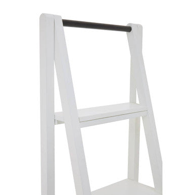Dayak White 4 Tier Shelf Unit
