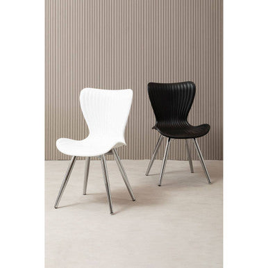 White  Textured Dining Chair | Stockholm