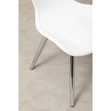 White  Textured Dining Chair | Stockholm