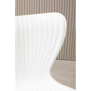 White  Textured Dining Chair | Stockholm