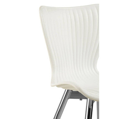 Stockholm White  Textured Dining Chair