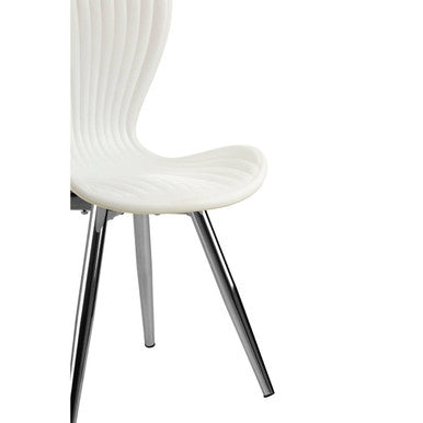 White  Textured Dining Chair | Stockholm