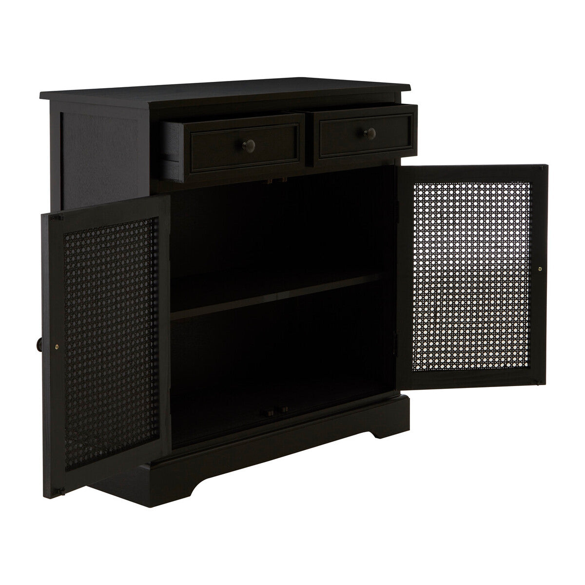 Heritage Black Wooden Sideboard