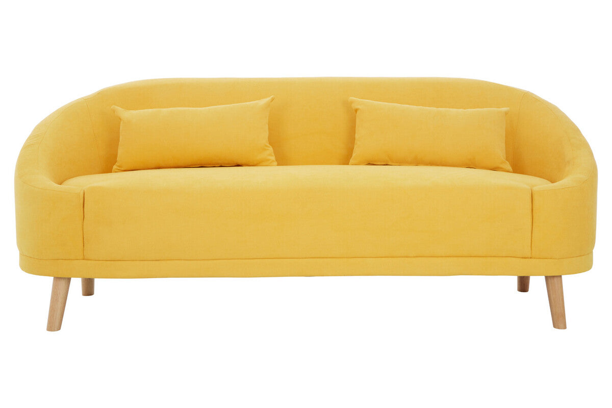 Yellow Linen Sofa | Holland