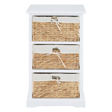 Ashby 3 Seagrass Drawer Chest.