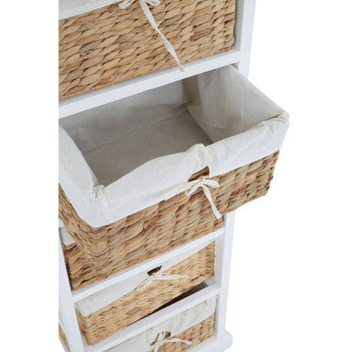 Ashby 5 Seagrass Drawer Chest | Ashby