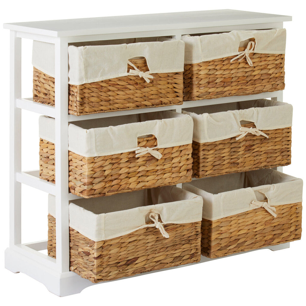 Ashby 6 Seagrass Drawer Chest | Ashby