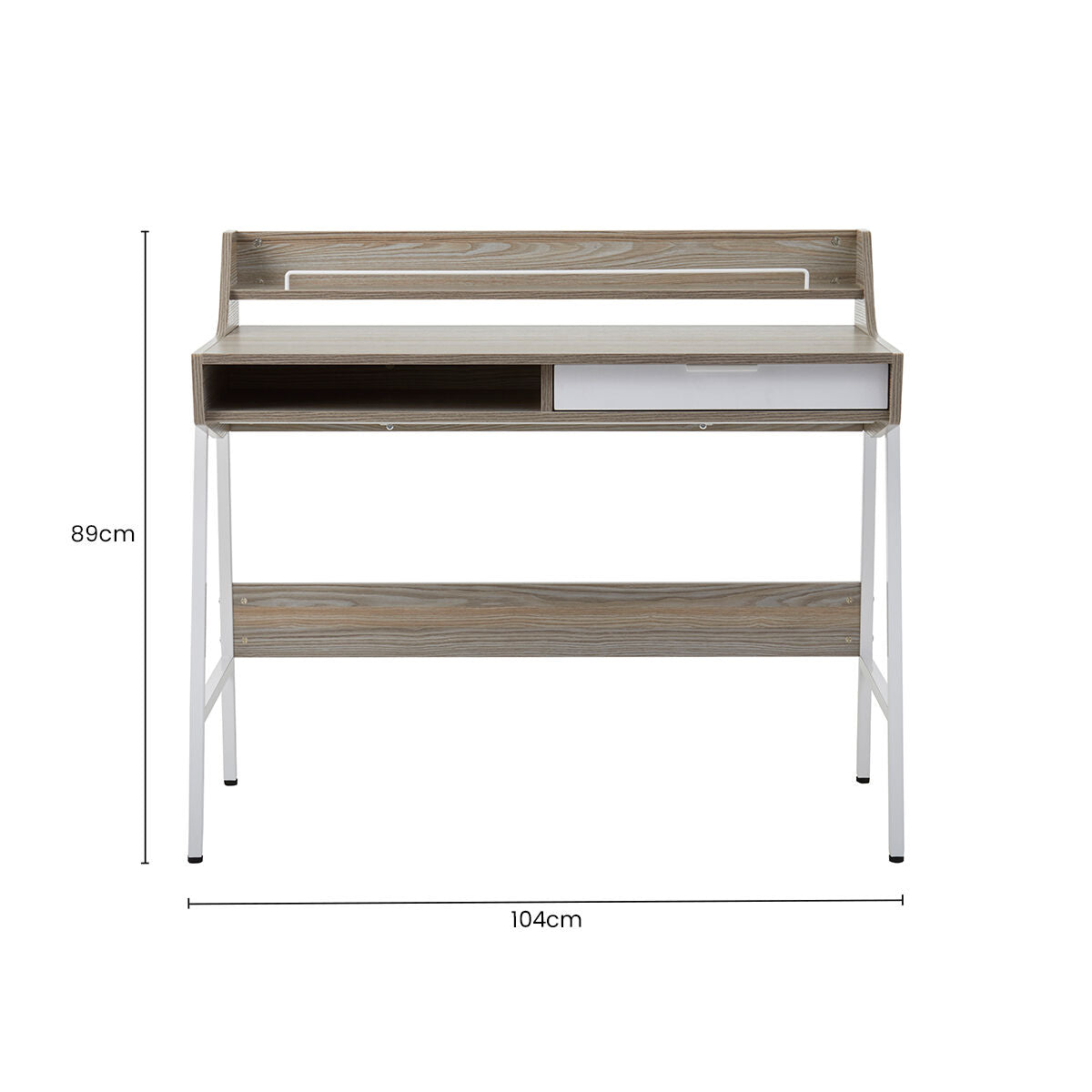 Bradbury Light Oak Veneer Desk