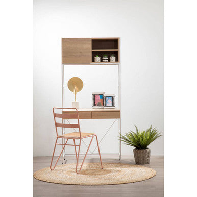 Bradbury Natural Oak Veneer Effect Desk