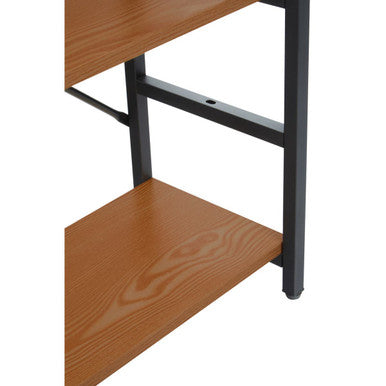 Laxton 3 Tier Wood Finish Shelf Unit