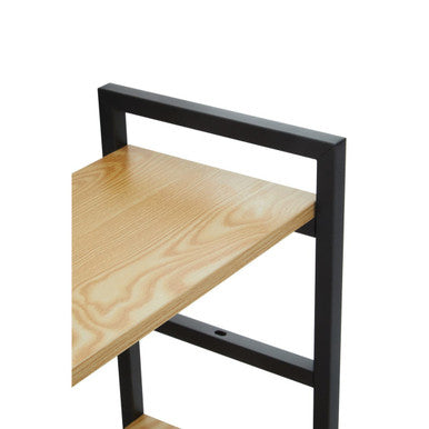 Laxton 3 Tier Light Oak Effect Shelf Unit