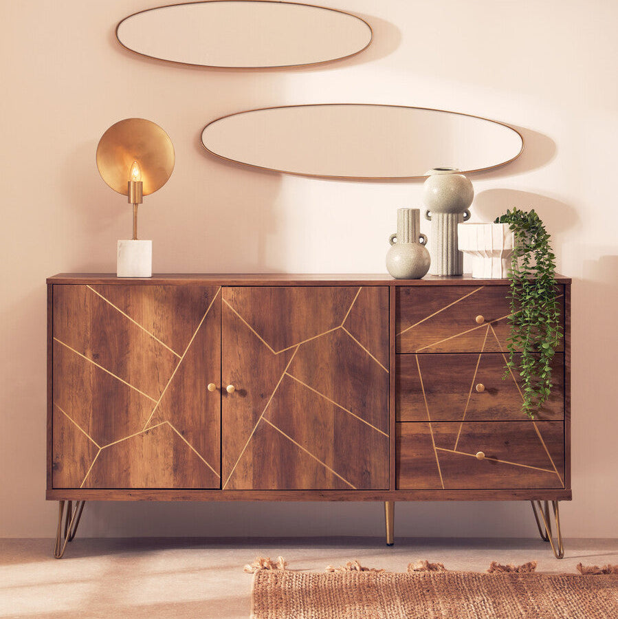 Flori Sideboard with 2 Doors and 3 Drawers