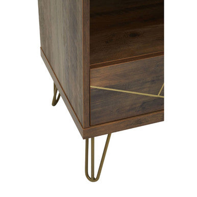 Flori 3 Tier Shelving Unit with Drawer