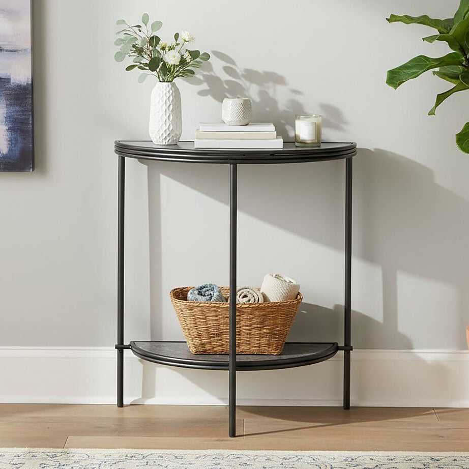Xania Semi Circle Console Table