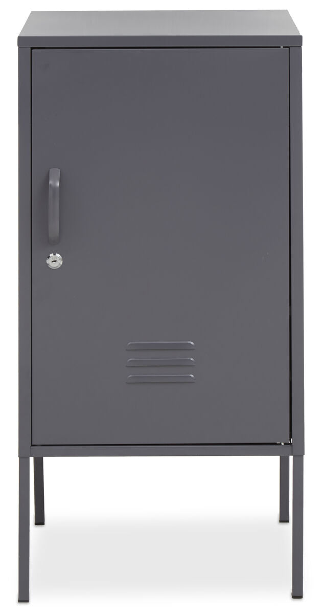 Academy  Grey One Door Locker Cabinet