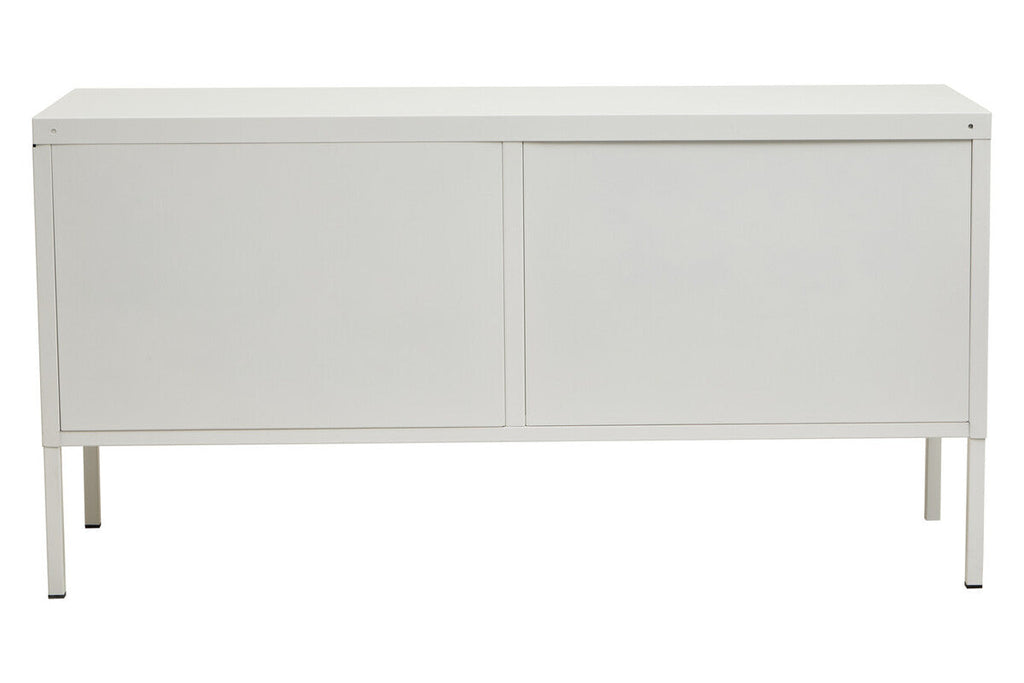 Academy White Metal Two Door Locker with Adjustable Shelf