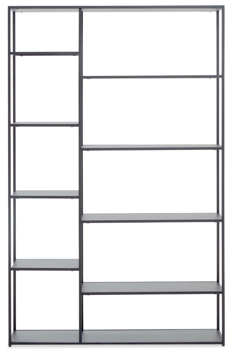 Acero Grey Metal Multi Tier Open Shelf Unit