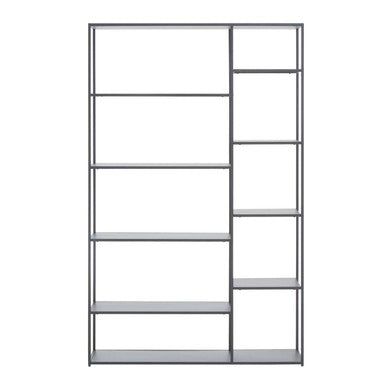Acero Grey Metal Multi Tier Open Shelf Unit