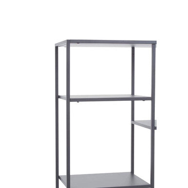 Acero Grey Metal Multi Tier Open Shelf Unit