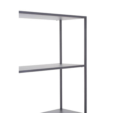 Acero Grey Metal Multi Tier Open Shelf Unit