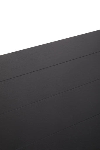 Heritage Two Shelf Black Bookcase