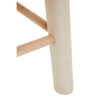 Lentigo Natural Corn Rope Stool with Woven Rope Seat