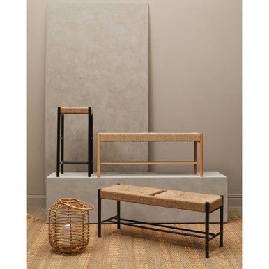 Bandar Natural Rope and Beechwood Bench