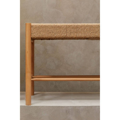 Bandar Natural Rope and Beechwood Bench