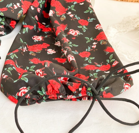Patchwork floral dress
