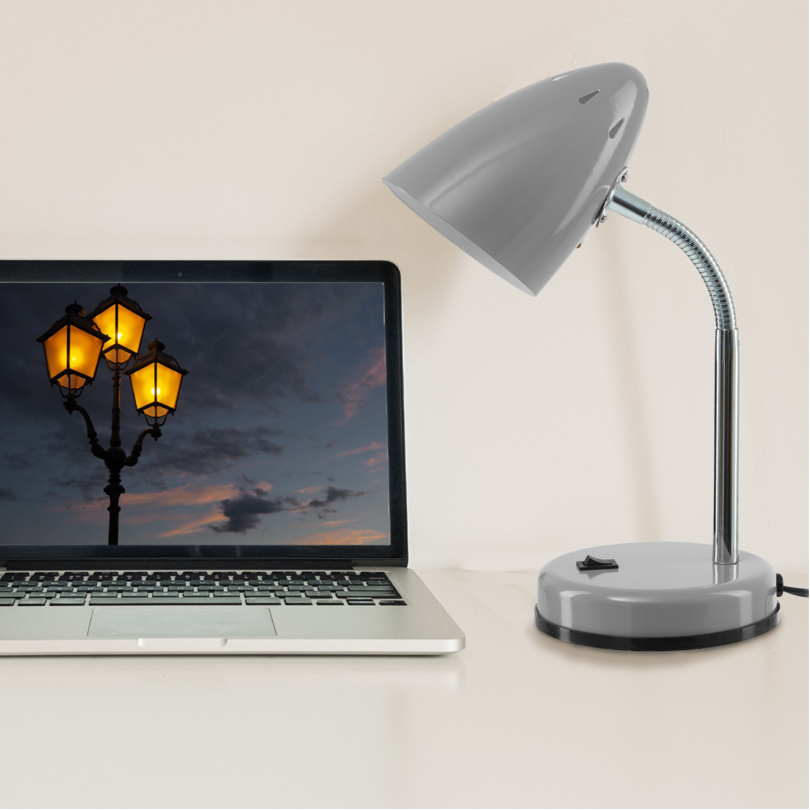 Flexi Grey Desk Lamp