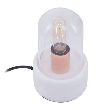 Lamonte Bell Lamp with White Marble Base