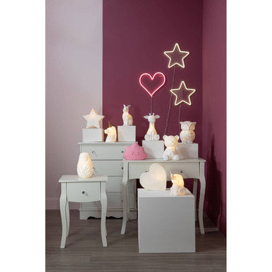 Neon Star White Light
