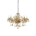 8 Bulb Champagne Glass Chandelier | Morano