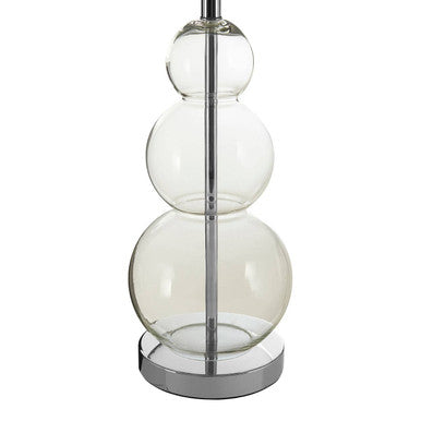 Luke Black Fabric Shade Table Lamp