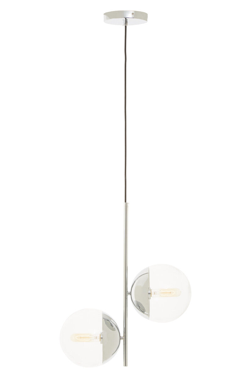 Revive Chrome Finish 2 Bulb Pendant Light