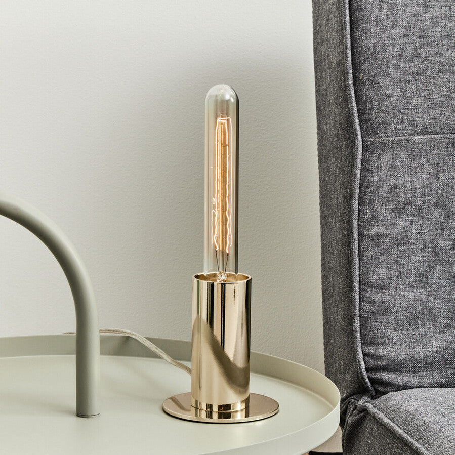 Stockholm Shiny Brass Finish Table Lamp