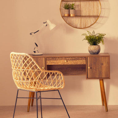 Payton Studio Matte White Metal Lamp
