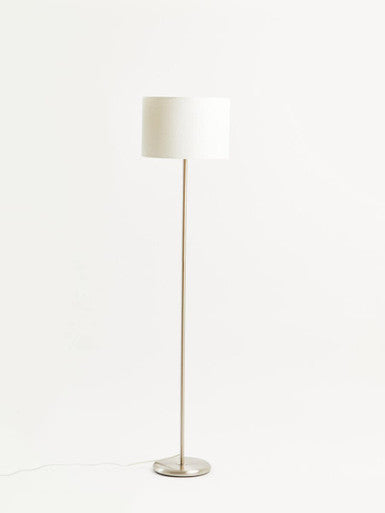 Forma Cream Waffle Effect Shade Floor Lamp