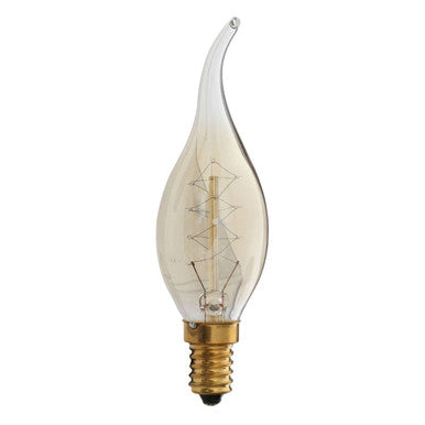 C35t E14 220v 40 Watt Bulb - 115mm | Bulbs