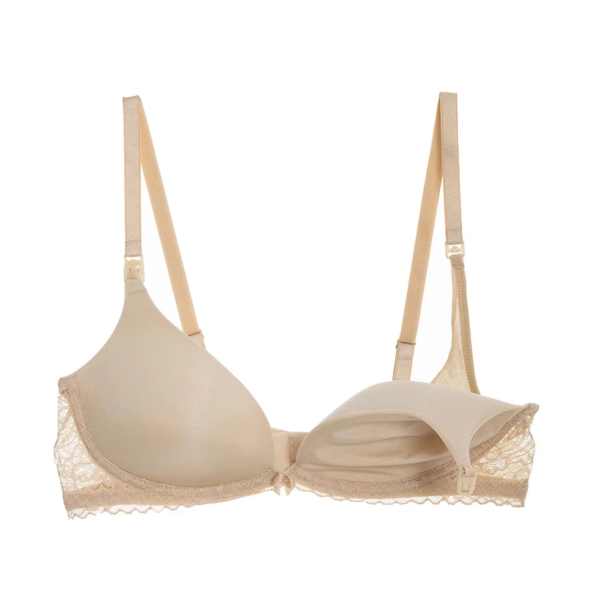 Baby Mom Women's Satin Padded Nursing Bra