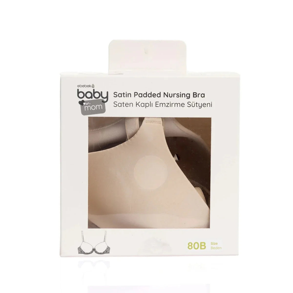 Baby Mom Women's Satin Padded Nursing Bra
