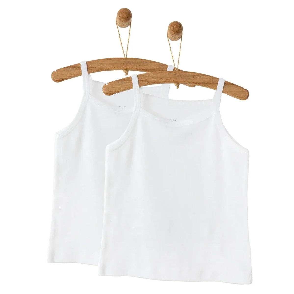 HelloBaby 2 Pack Strappy Baby Vests (12 Months to 5 Years)